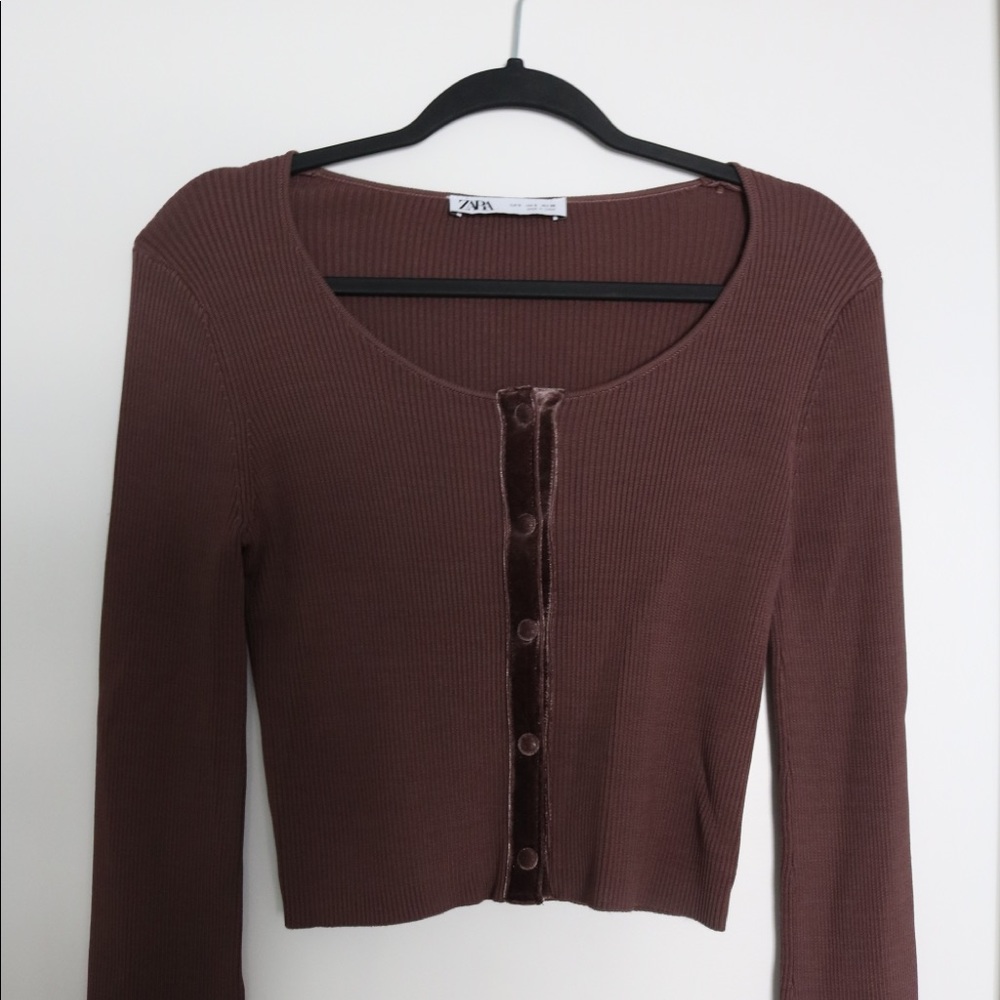 Zara Knit Cardigan - Picture 1 of 5